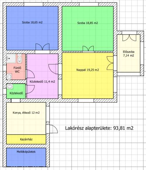 Bogyiszló, Toldi utca, 94 m2 családi ház