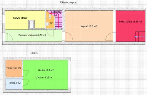 Tolna, Kápolna lakótelep, felújított, azonnal költözhető 80 m2 lakás + garázs