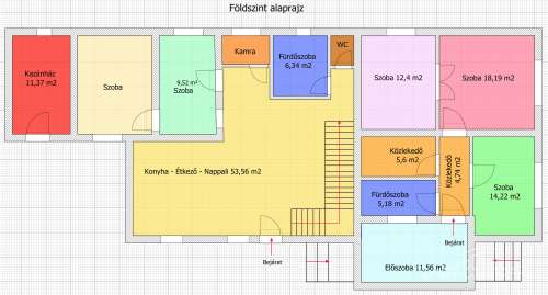 Gyomaendrőd, Rákóczi utca, 2 családi ház, össz. 283 m2
