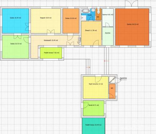 Bogyiszló, Kossuth utca, családi ház közel a holt-Dunához