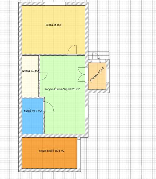 Fajsz, 70 m2-es felújítandó családi ház 1080 m2-es telken