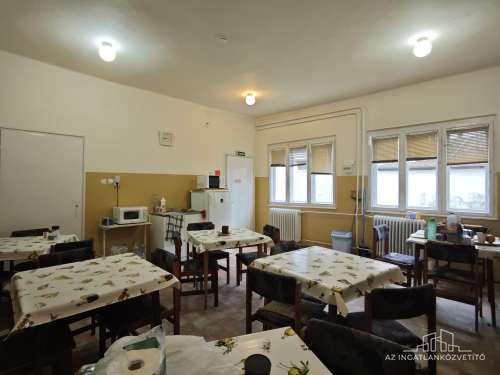 Bátaszék, Budai utca, 414 m2-es üzem 1122 m2-es telken