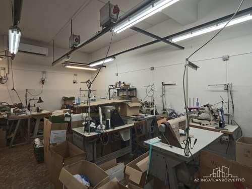 Bátaszék, Budai utca, 414 m2-es üzem 1122 m2-es telken