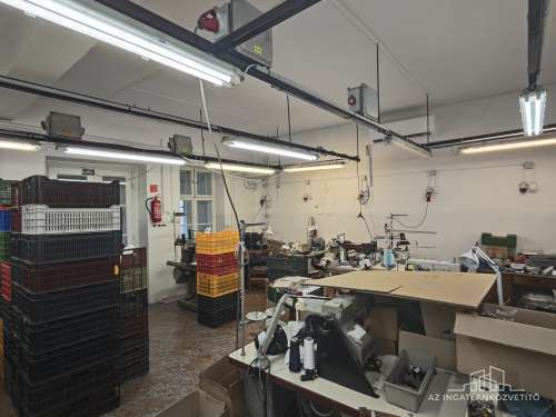 Bátaszék, Budai utca, 414 m2-es üzem 1122 m2-es telken