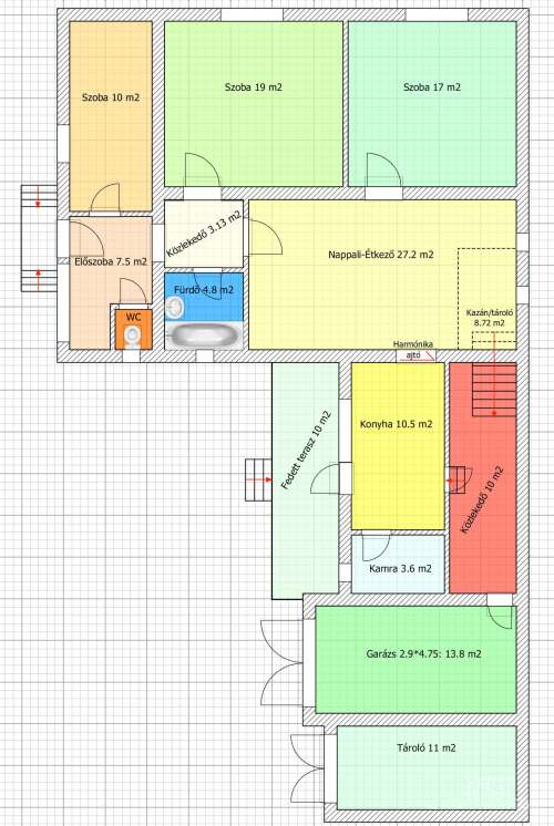 Tolna, Fém utca 3 szobás jó elrendezésű családi ház, jó helyen
