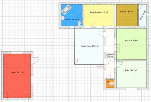 Szekszárd, Újváros, Kiss János utca, felújított családi ház