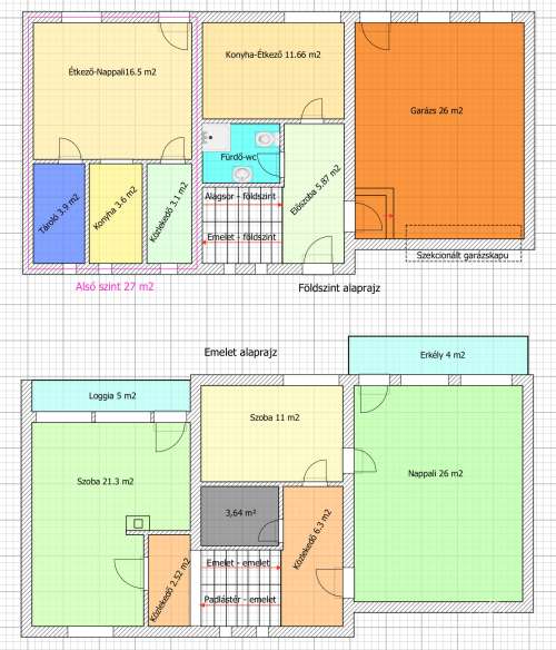 Szekszárd, Remete utca, 125 m2-es duplakomfortos sorház
