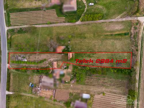 Decsi-szőlőhegy, 2984 m2 zártkert „családi ház”, szőlő és gyümölcsös