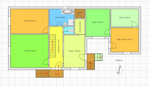 Fadd, Rákóczi utca, 4 szobás 126 m2-es családi ház