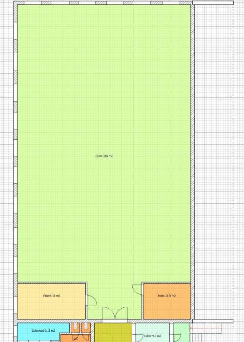 Tolna, Festetich utca, 665 m2 telken raktár és üzem (576 m2)