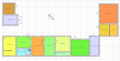 Tevel, Fő utca, 129 m2-es 3 szobás családi ház